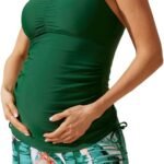 Maacie Maternity Athletic Tankini Swimsuits