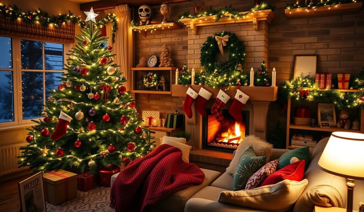 How to decor your living room for Christmas