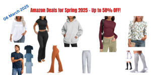 Read more about the article Amazon Deals for Spring 2025 – Up to 58% OFF!